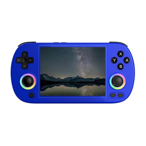 ANBERNIC RG40XXH WIFI Wireless Joystick Pocket Console HDMI Connessione TV Online Sparring Game Console 128G (Blu)