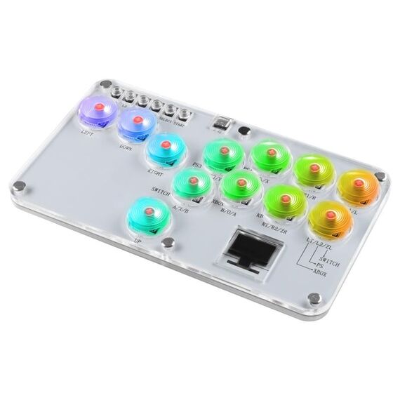 Tastiera da gioco con effetti di luce RGB multipli compatibile con PC / Switch / PS3 / PS4