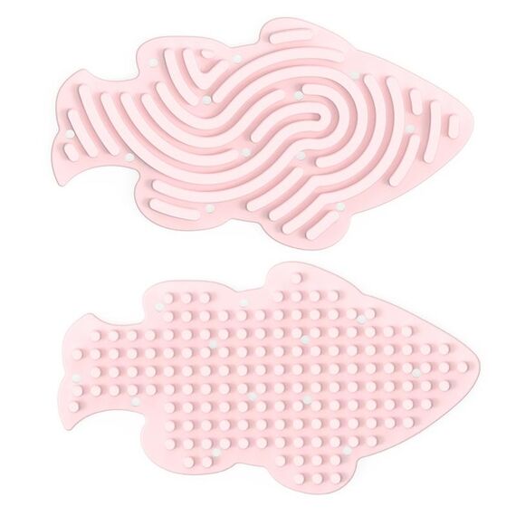 Giocattoli educativi per bambini, antistress, in silicone, per attività sensoriali (rosa)