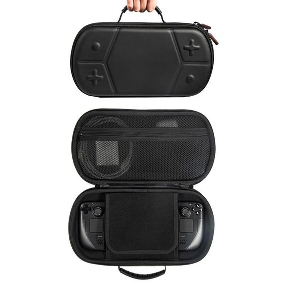 STARTRC GAMES Borsa a tracolla universale Palm Crossbody Borsa portaoggetti portatile (nera)