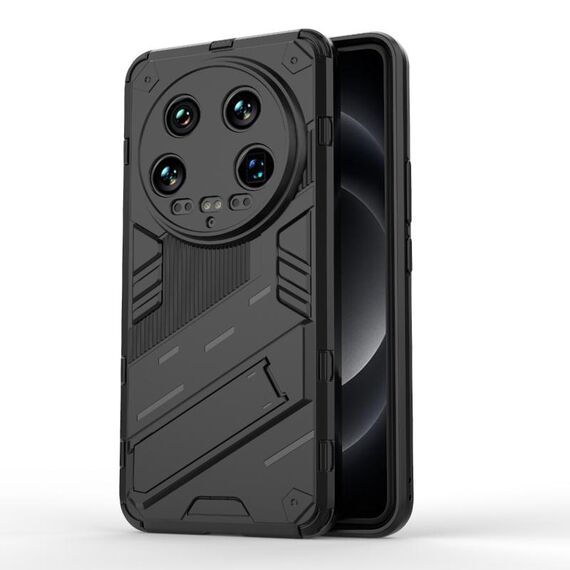 Per Xiaomi 14 Ultra 5G Punk Armor 2 in 1 PC + custodia per telefono TPU con supporto (nero)