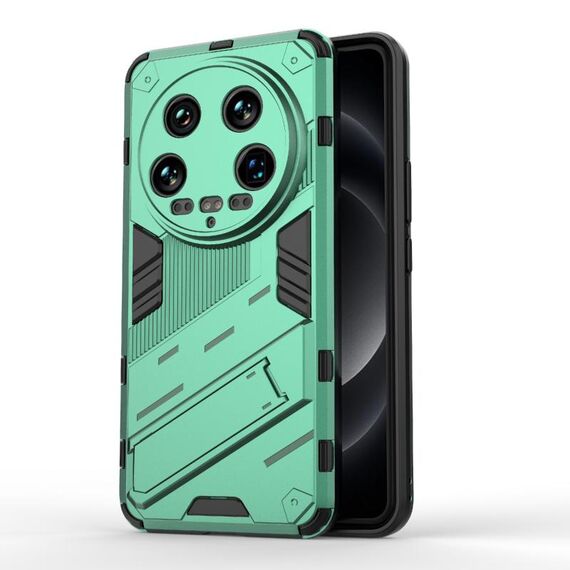 Per Xiaomi 14 Ultra 5G Punk Armor 2 in 1 PC + Custodia per telefono in TPU con supporto (verde)