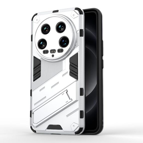 Per Xiaomi 14 Ultra 5G Punk Armor 2 in 1 PC + custodia per telefono in TPU con supporto (bianco)