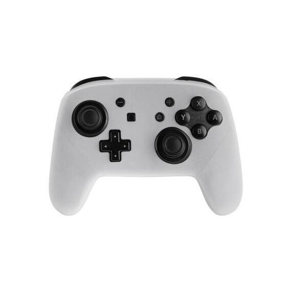 Per Nintendo Switch Pro Game Handle Custodia protettiva in silicone tinta unita (trasparente)