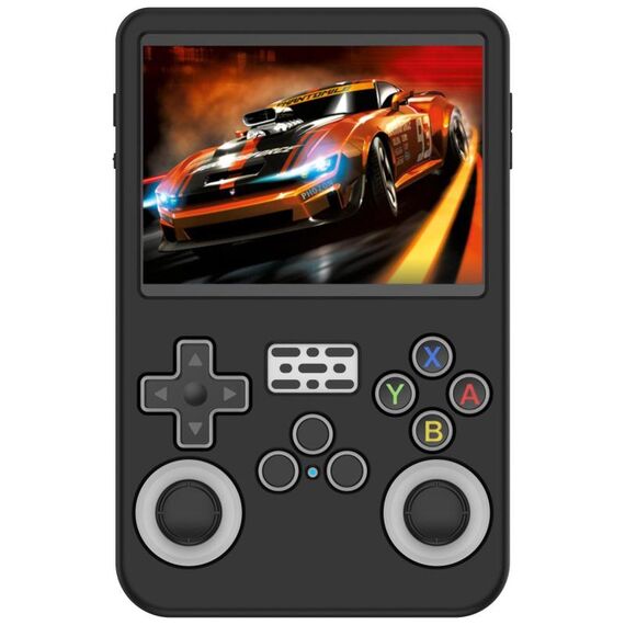 Custodia protettiva in silicone per console portatile ANBERNIC R36S (nera)