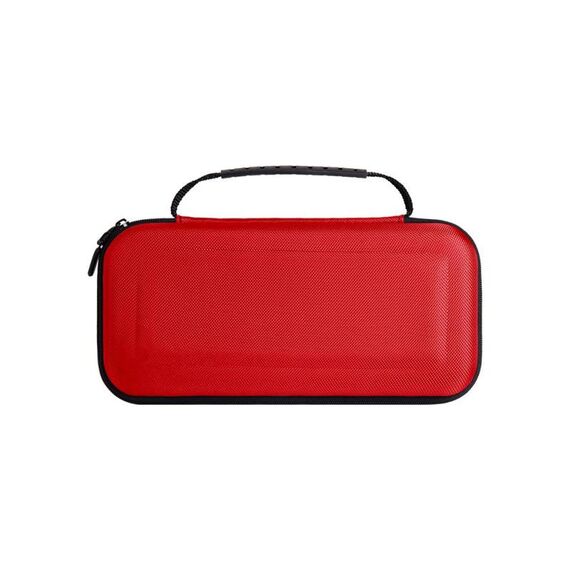 Borsa portaoggetti portatile antiurto in tessuto Oxford per Nintendo Switch 2 (rossa)