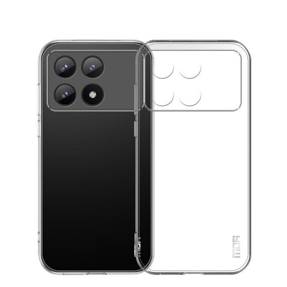 Per Xiaomi Redmi K70 / K70 Pro MOFI Ming Series Custodia per telefono in TPU ultrasottile (trasparente)