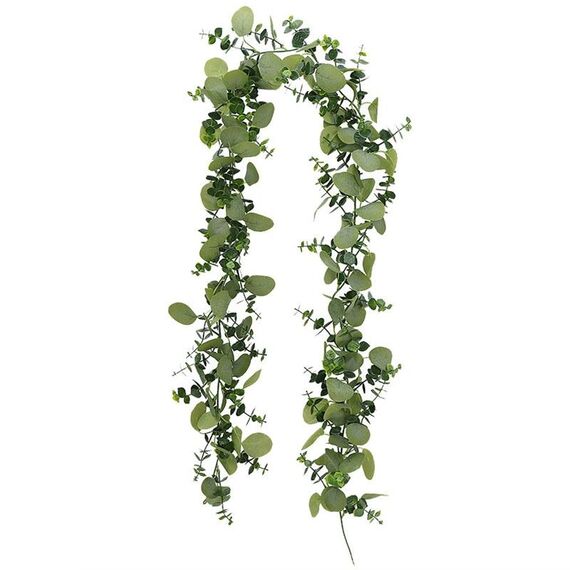 180 cm Simulazione Verde Eucalipto Foglia di edera Rattan Appeso Decorazione floreale finta Rattan, Stile: Modello F
