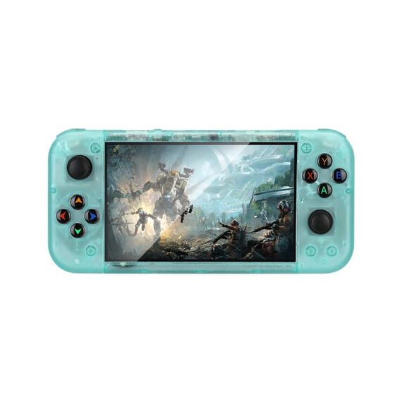 Console di gioco portatile retrò RG50XX da 5 pollici Sistema Linux integrato 15000+ giochi (verde)