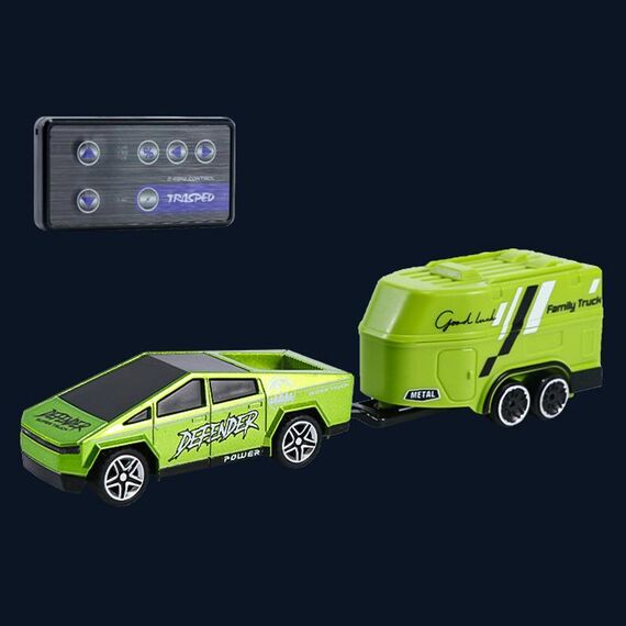 1:64 Mini Alloy 2.4Ghz Telecomando Auto Bambini Ricaricabile Modello Auto, Colore: CO-5501E Verde