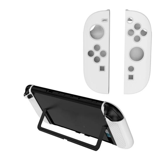 Per Nintendo Switch 2 Joy-con Controller Custodia protettiva in silicone (bianco)