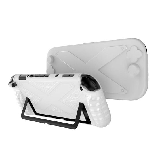 Per Nintendo Switch 2 PC + TPU Split Cover con pannello Set guscio protettivo (bianco)