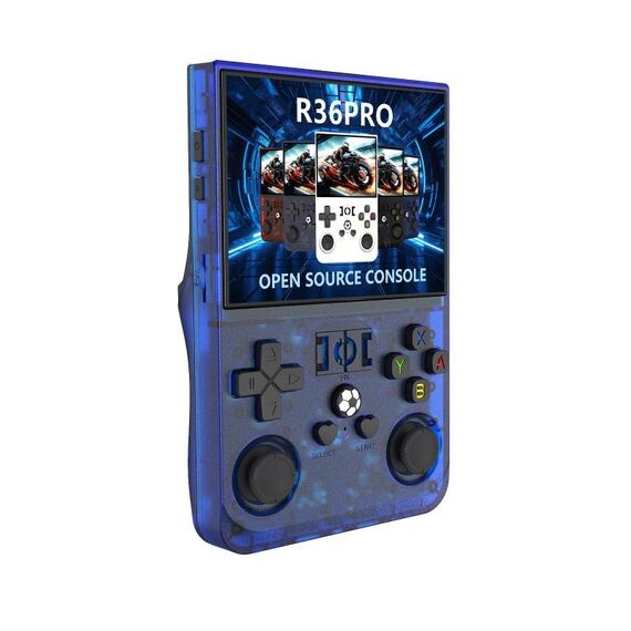 Console di gioco portatile open source GBA/FC Arcade, dimensioni: 64 GB (blu trasparente)