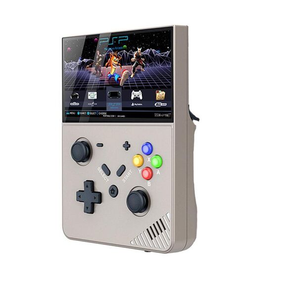 Console di gioco portatile R43 Pro 4K HD con schermo da 4,3 pollici, lettore videogioco portatile per la casa, specifiche: grigio 64 GB