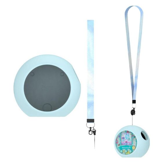 Custodia protettiva in silicone per animali domestici digitali giocattolo interattivo Punirunes (blu acqua)