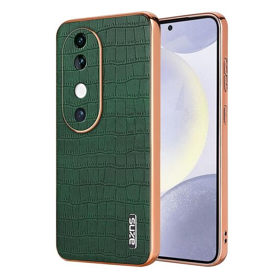 Custodia per telefono a copertura totale con cornice elettrolitica per vivo S19 AZNS (verde)