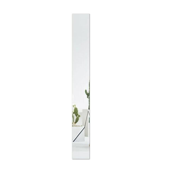 8x100 cm Adesivi murali specchio 3D Bellissimo bordo Striscia decorativa Soggiorno TV Sfondo Decorativo autoadesivo Linea di cintura Cucito (Argento)