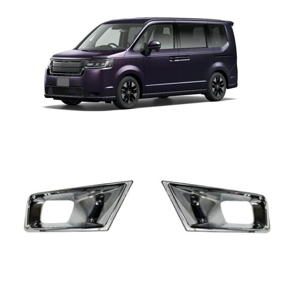 Per Honda 2023 STEPWGN SPADA cornice di rivestimento del fendinebbia del paraurti con guida a destra