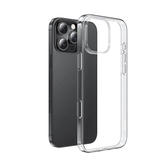 Per iPhone 16 Pro custodia morbida in TPU serie hoco Light (trasparente)