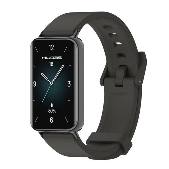 Per Honor Band 9 MIJOBS Cinturino in silicone tinta unita (verde cachi nero)