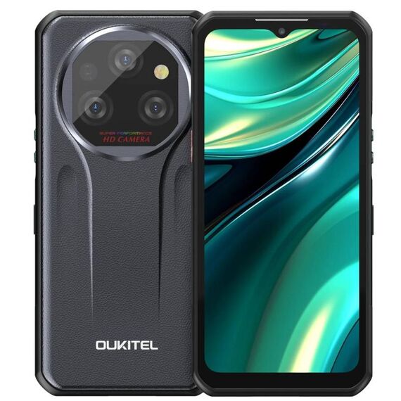 [Magazzino HK] Oukitel WP39 Pro 5G Rugged Phone, 6 GB + 256 GB, visione notturna, identificazione delle impronte digitali, 6,6 pollici MediaTek Dimensity 6100+ Octa Core, NFC, OTG, rete: 5G (nero)
