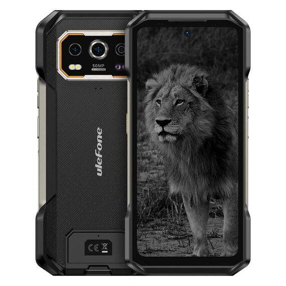 [Magazzino HK] Telefono robusto Ulefone Armor 27 Pro, 12 GB+256 GB, visione notturna, 10600 mAh, Android 14 MediaTek Dimensity 6300 Octa Core da 6,78 pollici, Rete: 5G, NFC (Nero)