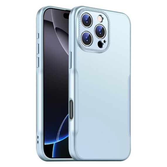 Per iPhone 16 Pro Max Blade Slim AG Custodia antiurto opaca per telefono (blu)
