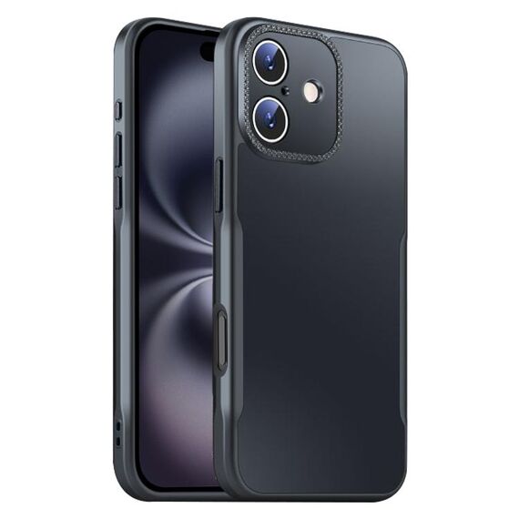 Per iPhone 16 Plus Blade Slim AG Matte Custodia antiurto per telefono (nero)