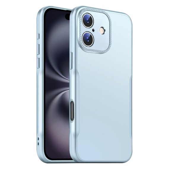 Per iPhone 16 Plus Blade Slim AG Custodia antiurto opaca per telefono (blu)