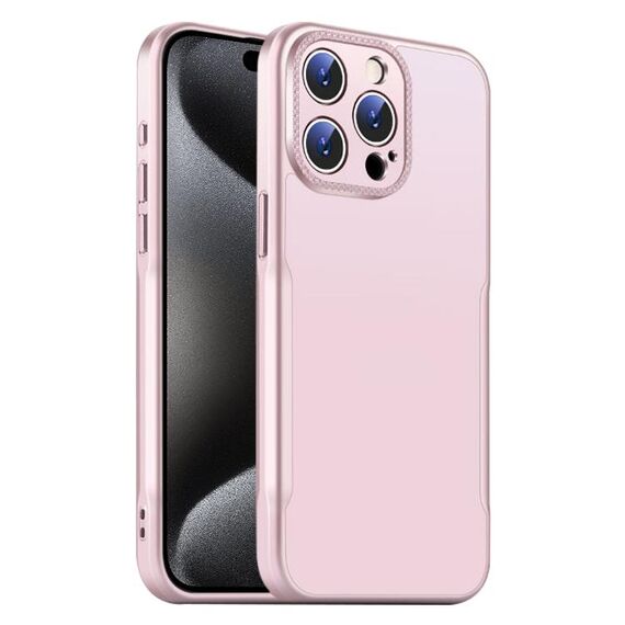 Per iPhone 15 Pro Max Blade Slim AG Custodia antiurto opaca per telefono (rosa)