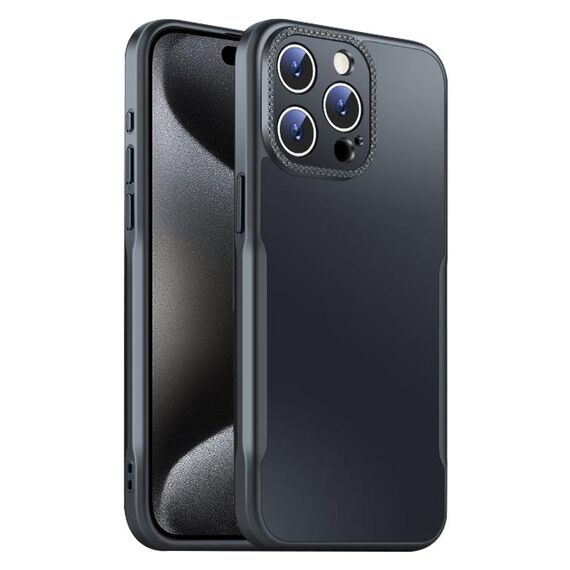 Per iPhone 15 Pro Max Blade Slim AG Custodia antiurto opaca per telefono (nero)