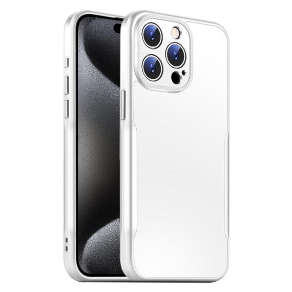 Per iPhone 15 Pro Blade Slim AG Custodia antiurto opaca per telefono (bianca)