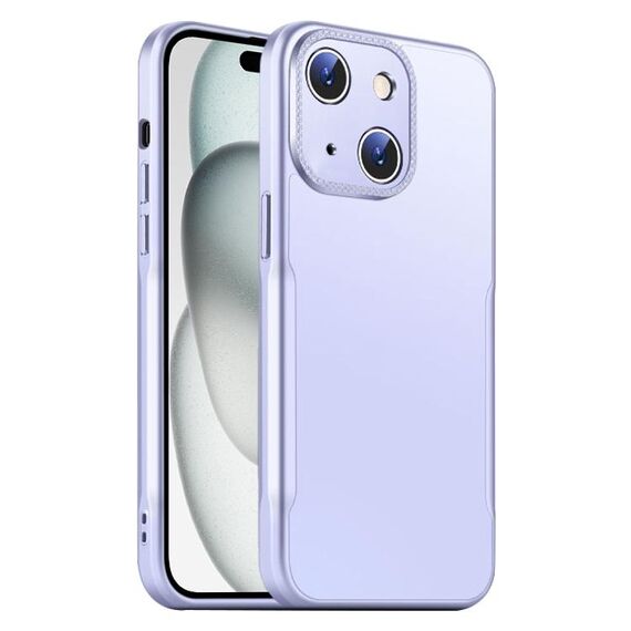 Per iPhone 15 Plus Blade Slim AG Custodia antiurto opaca per telefono (viola)