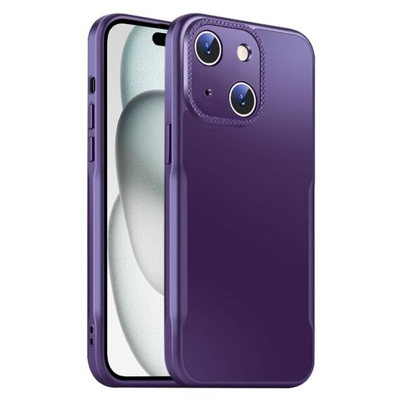 Per iPhone 15 Blade Slim AG Custodia antiurto opaca per telefono (viola scuro)