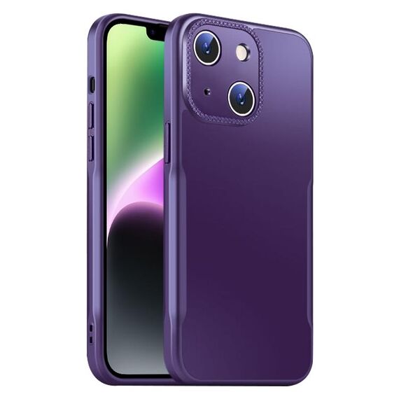 Per iPhone 14 Blade Slim AG Custodia antiurto opaca per telefono (viola scuro)