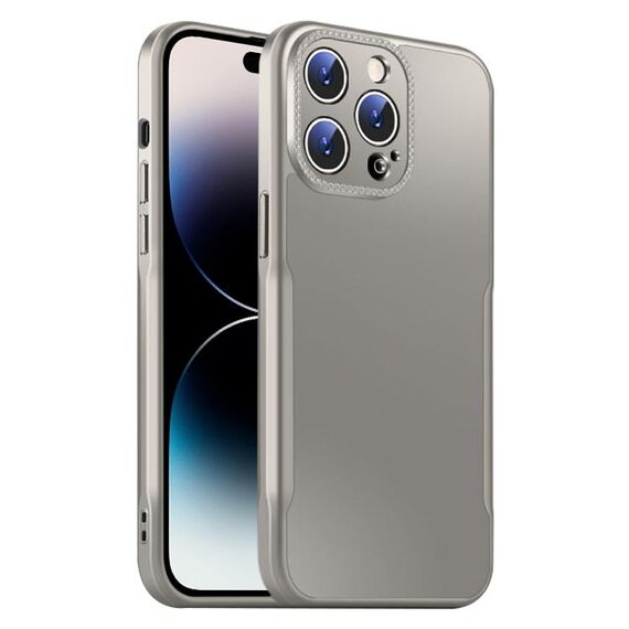 Per iPhone 14 Pro Blade Slim AG Custodia antiurto opaca per telefono (grigio titanio)