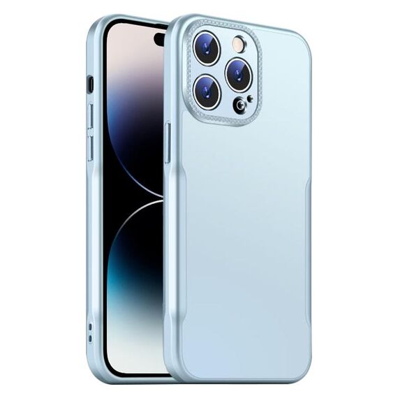 Per iPhone 14 Pro Blade Slim AG Custodia antiurto opaca per telefono (blu)