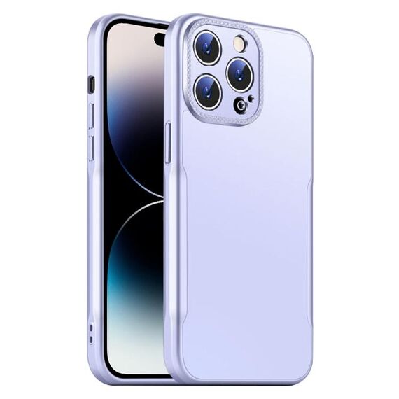 Per iPhone 14 Pro Max Blade Slim AG Custodia antiurto opaca per telefono (viola)