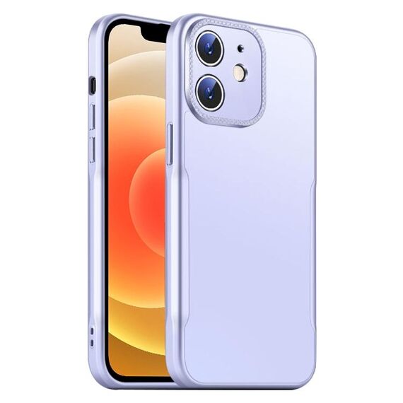 Per iPhone 12 Blade Slim AG Custodia antiurto opaca per telefono (viola)
