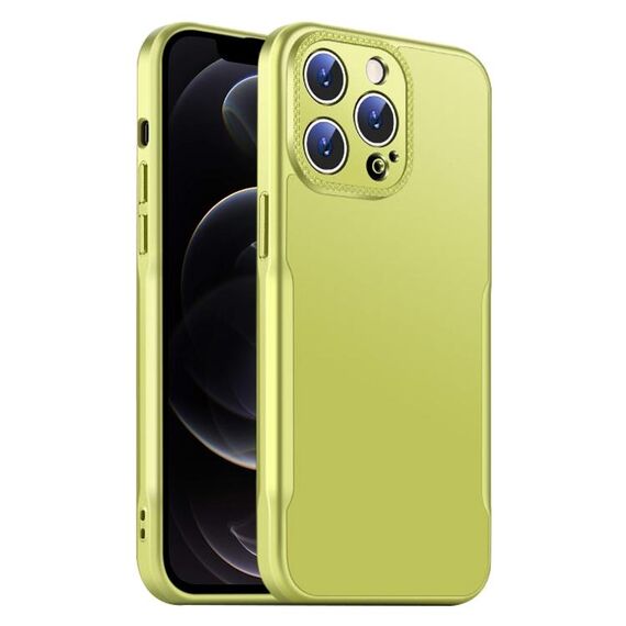 Per iPhone 12 Pro Max Blade Slim AG Custodia antiurto opaca per telefono (verde)