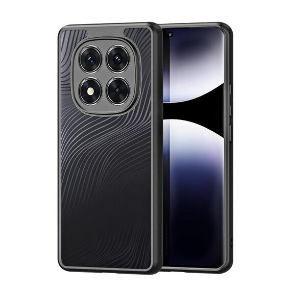 Custodia per telefono in TPU + PC effetto satinato DUX DUCIS Aimo Series per Redmi Note 14 Pro 4G (nero)