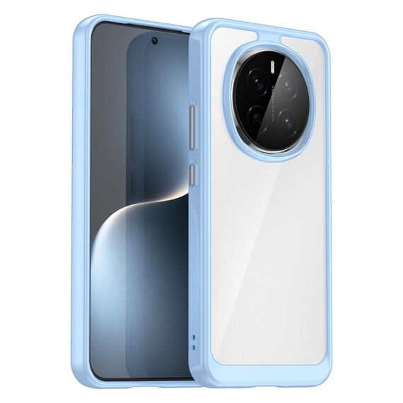 Custodia per telefono in TPU ibrida acrilica serie Colorful per Honor Magic7 (blu)