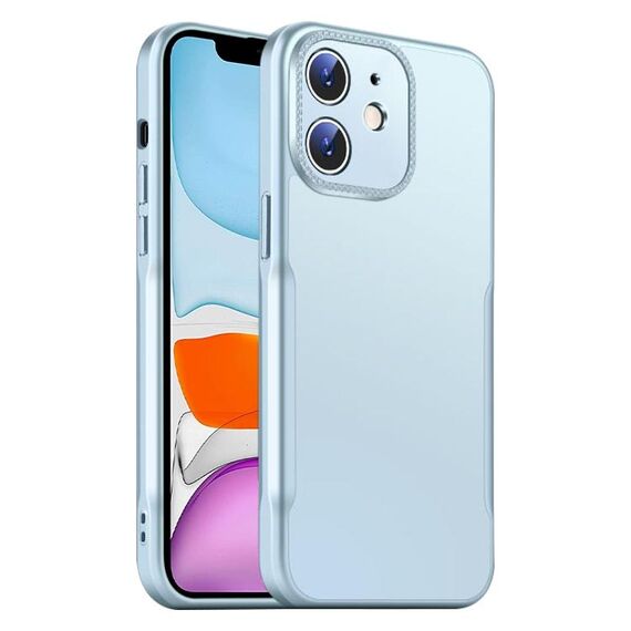 Per iPhone 11 Blade Slim AG Custodia antiurto opaca per telefono (blu)