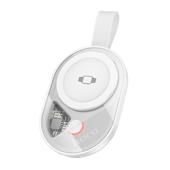 hoco CW60 Whale Mini Smart Watch Caricabatterie wireless portatile per Apple Watch (bianco)
