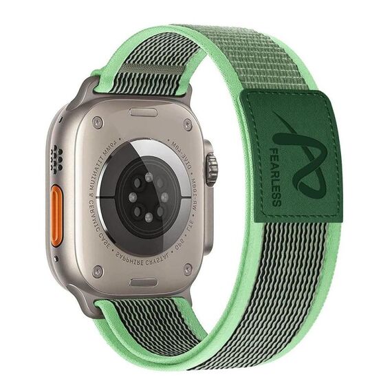 Per Apple Watch 42mm / 41mm / 40mm / 38mm Fearless Trail Loop Nylon Band (menta chiaro)