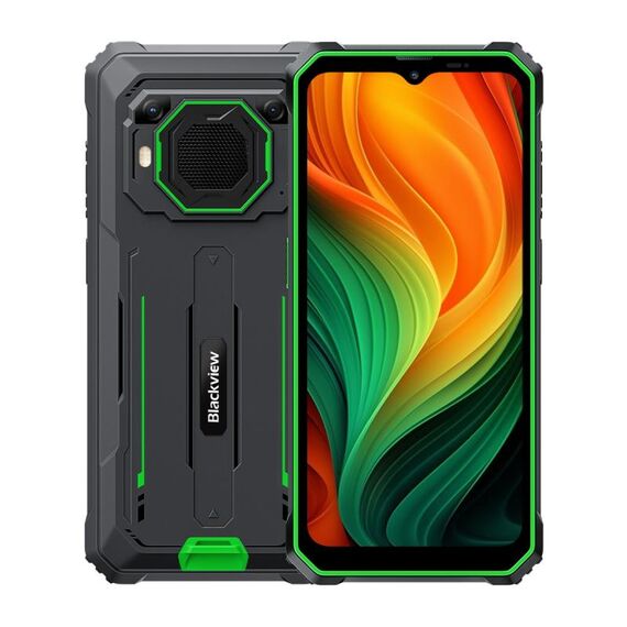 [Magazzino HK] Blackview BV6200 Plus, 8 GB + 256 GB, IP68 / IP69K / MIL-STD-810H, 6,56 pollici Android 14 Unisoc UMS9230 T606 Octa Core, rete: 4G, OTG, NFC (verde)