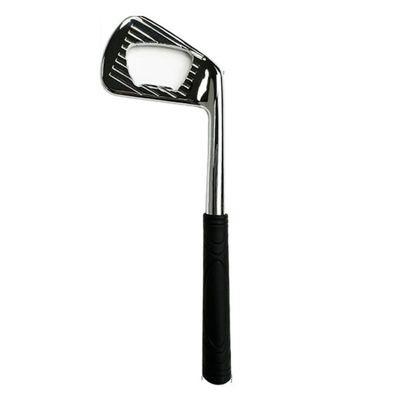 Apribottiglie a forma di putter da golf, apriscatole per birra e vino in lega di zinco, specifiche: tipo A argento