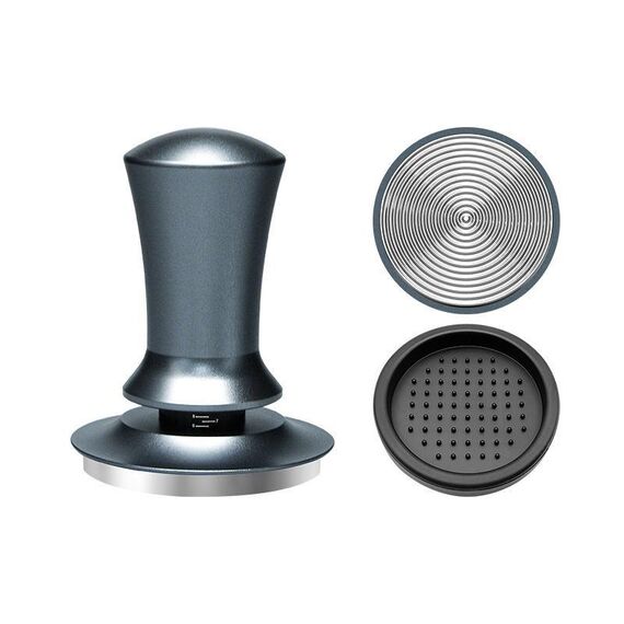 Scala orizzontale costante pressione macinacaffè allungamento polvere pressa martello, stile: argento blu filo + base rotonda (53 mm)