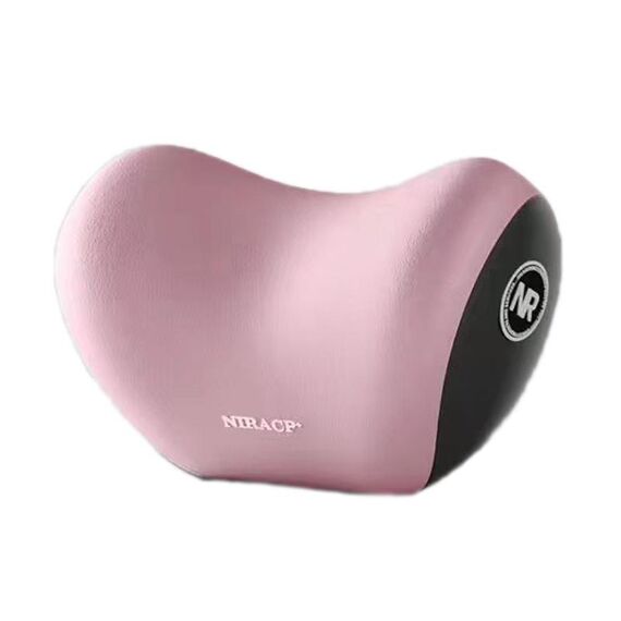 Cuscino di supporto in memory foam per auto, colore: poggiatesta rosa