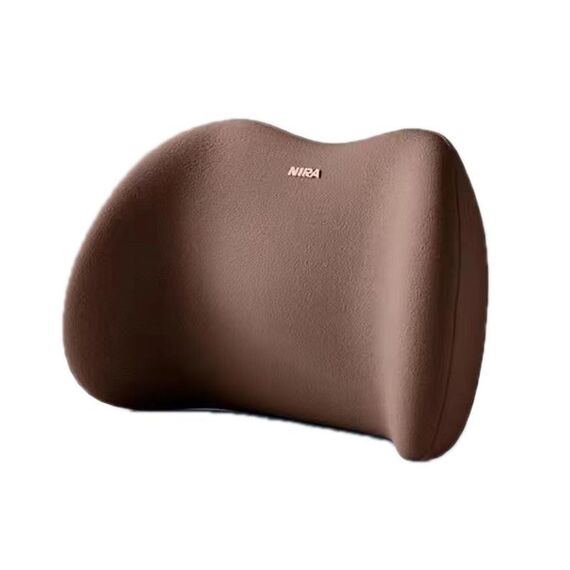 Cuscino di supporto per guida in memory foam per auto, colore: supporto lombare caffè